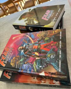 Rick Remender Instagram - FEAR AGENT 20 year anniversary oversized deluxe hardcovers with brand new covers by delicious @coloneltonymoore and tasty @jomeopena w savory colors by @fatheadwilson are real, they are here, and they make me so happy I could cry. In stores this December. Limited so pre order copies now with your favorite retail establishment. We still charge the same for these as we did 12 years ago. We do it because we love you. You heard me. There’s not a single thing about you that we don’t love. All of us. As a collective at @imagecomics @giantgenerator are watching you day and night and we are super into what you’ve been up to. #fearagent