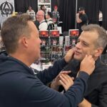 Rick Remender Instagram - Thank you day one of NYCC! Holy shit the @giantgenerator booth was nonstop! Thursday is the new Saturday! Sold out of half our stock and I thought we way over stocked. So many insanely kind fans. You filled my old heart w rainbows and pancake batter. Was great seeing and signing w @maxfiumara @dave.mccaig @wescraigcomics @leeloughridge and seeing so many old pals including the ever handsome @paulazaceta and the amazing @gregtocchini_art will be camping w us tomorrow and signing LOW hardcovers while they last. @newyorkcomiccon @imagecomics @giantgenerator