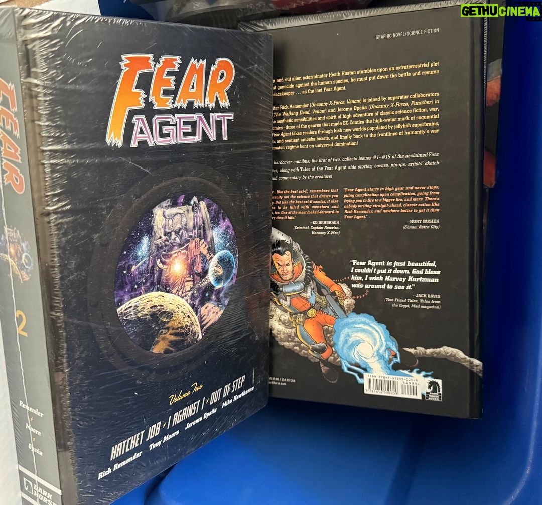 Rick Remender Instagram - Giant Generator will have a booth at Artist Alley HB907 for @newyorkcomiccon where we will have EVERY Giant Generator deluxe HC from my personal stock (most 1st prints) for sale as well as limited signed giclee prints by @jgjonesart, @bengalgram, @spacejunkees and signings w @maxfiumara @jomeopena @matteoscalera @wescraigcomics @leeloughridge @dave.mccaig and more as well as a panel Saturday where we will answer your questions, show your our undying gratitude, and announce many other exciting things.