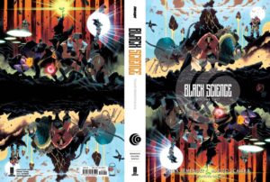 Rick Remender Instagram - BLACK SCIENCE 10 year anniversary deluxe oversized HCs vols 1-3 are off to print. First printing is limited to 6000 copies each and we do burn through those fast. So if you want them, order through a great local comic shop! Or die in regret! 

@matteoscalera @morenodinisio @ruswooton @imagecomics @giantgenerator @erikaschnatz @deanwhitecolor