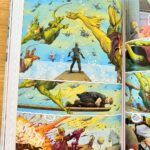 Rick Remender Instagram - I joined forces with the mighty @jomeopena to spend many years making SEVEN TO ETERNITY for you and your cousins and your neighbors and this beautiful @dcbservice variant of the oversized HC is very sold out but we still have stock on the 3rd printing of the regular cover. @jamesharrenart pops in for a bridge chapter. @matthollingsworthcolor bleeds color love on the entire thing. It’s a goddamned masterpiece printed on the best paper available and if you don’t love it I’ll buy it back from you and beat myself with it. Will film for proof.