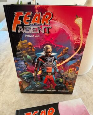 Rick Remender Instagram - TOMORROW!! After being out of print for 7 years @giantgenerator and @imagecomics are proud to release brand new deluxe oversized FEAR AGENT HCs vol. 1 and vol. 2 with brand new cover art by @coloneltonymoore and @jomeopena @fatheadwilson Limited to 6000 of each vol for cover A and 3000 of each for cover B. @dcbservice will also have a limited run of the both volumes w the original art by Tony. 

I don’t think it’s huckster talk to say this will go fast so get your greasy mitts on a copy this week. Xoxo
