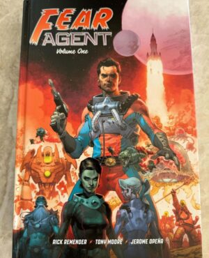 Rick Remender Instagram - TOMORROW!! After being out of print for 7 years @giantgenerator and @imagecomics are proud to release brand new deluxe oversized FEAR AGENT HCs vol. 1 and vol. 2 with brand new cover art by @coloneltonymoore and @jomeopena @fatheadwilson Limited to 6000 of each vol for cover A and 3000 of each for cover B. @dcbservice will also have a limited run of the both volumes w the original art by Tony. 

I don’t think it’s huckster talk to say this will go fast so get your greasy mitts on a copy this week. Xoxo