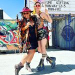Ricki Lake Instagram - A photo dump from the greatest place on earth. It was wild. It was magical. It was hard. And I can’t wait to go back. Turns out- Ross is a burner! He loved it. 🔥🔥🔥♥️ #burningman #bestburnever Burning Man