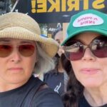 Ricki Lake Instagram – In solidarity with my union. 
I’ve been a proud member of Sag-Aftra since 1984. 
#sagaftrastrong #unionstrong 
#sagaftrastrike 
#wgastrike Sony Pictures Studios