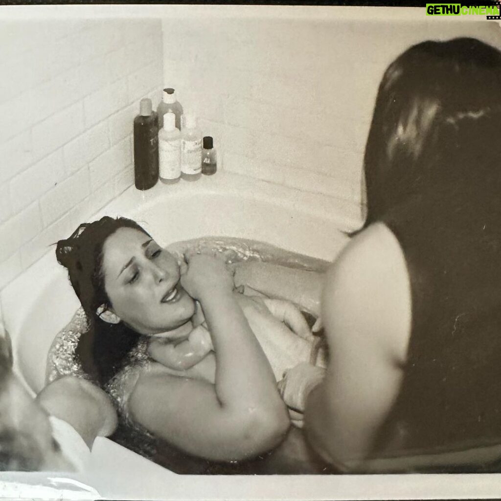 Ricki Lake Instagram - Happy #internationalhomebirthday! Found these gems from almost exactly 22 years ago. My home water birth in my 🛀 bathtub changed every cell of my being. Full stop. It healed me in deep and profound ways, from childhood sexual abuse, to body image issues, and so much more. I found my power, my passion and true calling that day in the my west village apartment. Today (and everyday) I want to honor all the home #birthworkers everywhere. It has been my greatest honor to shine a light on #homebirth and midwifery care with #thebusinessofbeingborn So hopeful and inspired to bring #bobb to the next generation. #theunfinishedbusinessofbeingborn #comingsoon #purpose #ilovemidwives #ilovedoulas #doulas #doulas #naturalbirth #homebirth ♥️🛀💕🌈🌍😘 Home Sweet Home