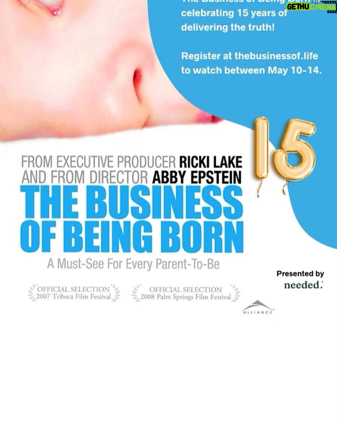 Ricki Lake Instagram - This film changed birth in this country 15 years ago. And, it’s content has never been more relevant than it is today. Everyday I hear stories from pregnant folks not feeling heard, not being cared for in the way that they desire and deserve. Obstetric abuse is frequently occurring and it’s insidious- it happens in simple questions asked by the pregnant person and their partner. It occurs with providers skewing the informed consent to pressure inductions. And it happens when symptoms are brushed off as “overreacting.” When this film came out, we midwives and doulas took a sign of relief. Finally the world could see what birth really looked like in the hospital vs home birth. There is power in birthing your child with sovereignty and agency. For sure, the hospital can be the right place for some. But for MOST pregnant folks, if you are low risk, the studies indicate that home birth is AS SAFE OR SAFER than a hospital birth. And no, age is not a risk factor. We have portrayed women as if they are spoiled meat and that their bodies can no longer function after 35. Way to go ACOG. As if ageism in society wasn’t already a problem, now we are viewed as geriatric once we hit the age of 35. We are just getting good in our mid 30’s! If you know someone who is pregnant, wants to be pregnant or identifies as human, share this offering with them. This film changed birth 15 years ago and it can do that again now! #birthsovereignty #geriatricpregnancymyass #mybodymychoice #thebusinessofbeingborn #thebusinessofbirthcontrol #midwifelife #birthwithoutfear #birthwithoutviolence #sacredbirth