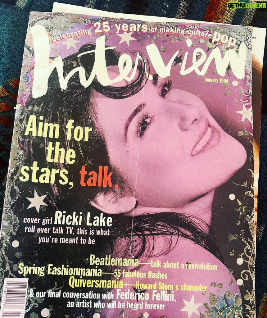 Ricki Lake Instagram - Feeling crazy nostalgic today. You guys, today is the 30th anniversary of the launch 🚀 of The Ricki Lake Show. 🤯🤯🤯 I was 24 on 9/13/93 when we first aired. Turning 55 In just a few days. Sigh…… Who out there is tripping balls right now over this? Yes, kids, we are old! I for one, am full of gratitude for this incredible life-changing opportunity that changed every aspect of my life so long ago. We all grew up together. I evolved and so much of who I am today was molded from my 11 years of hosting this iconic show. Thanks to all the viewers and fans who have rooted for me through all of my successes, challenges, losses, and traumas. Thankful all for my loyal incredible staff and crew, many of whom I still keep in touch with today. Life is so good. I’m super proud and my heart is full. 💗💗💗 #therickilakeshow #rickilake #90s #talkshow 📸 @bruce_weber