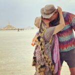 Ricki Lake Instagram - The best days of my life. 🔥 #burningman w/ my Burningham. ♥️