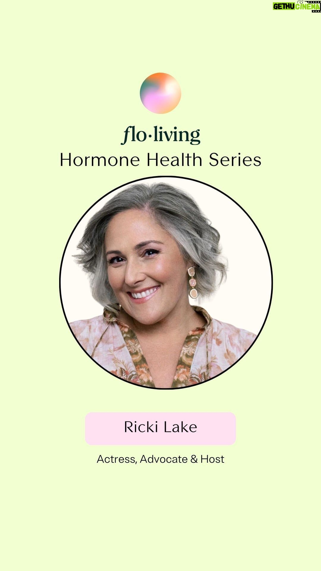 Ricki Lake Instagram - Episode 18 of @floliving’s hormone health series - We’re All Hormonal - is here! This conversation features Actress, Advocate and Host, @rickilake. Ricki shares about this current season of her life as a 54 year old with a regular cycle and not a single hot flash, and how she embraces the beauty of still having an active sex drive and cycle! She also candidly shares about her journey with hormonal birth control, and how it led to significant hair loss for over two decades - a symptom she was never educated about. She reveals how she overcame this and other symptoms, and found empowerment and personal freedom. If you haven’t already, download the new MyFLO® app for yourself to access daily support through every phase of your cycle, from your first period to your last.