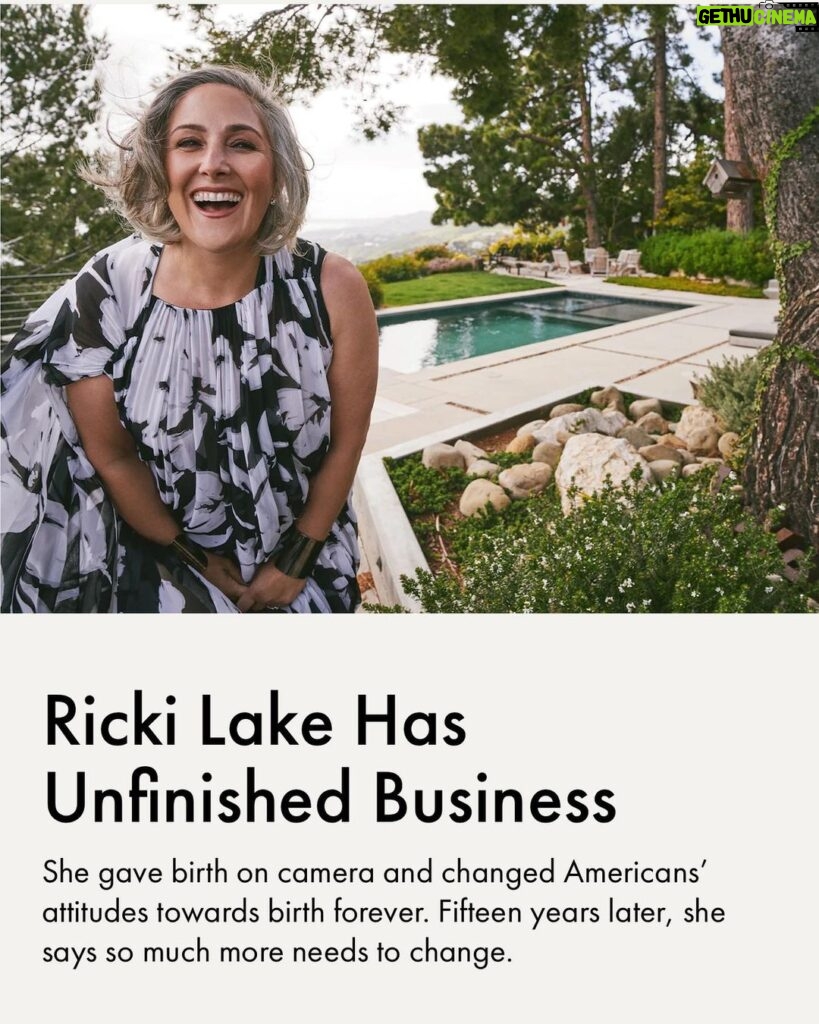 Ricki Lake Instagram - This beautiful piece means the absolute world to me. Thank you @romper and @jenniferblockauthor for telling my story so eloquently. I am humbled and honored that what was my passion project of 15 years ago is being recognized and acknowledged in 2023. So much more to do and @abbyepsteinxoxo are so ready to continue this invaluable work. #theunfinishedbusinessofbeingborn coming soon! https://www.romper.com/entertainment/ricki-lake-business-of-being-born-interview Thank you to the incredible team behind the scenes: @beaugrealy 📸 @tiffanyreid @debraferullomakeup @robertsteinkenhair @specialprojectsmedia @heartattackack @karen.hibbert @luna_ent Home Sweet Home