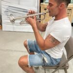 Ricky Martin Instagram - Practicing with @pico_cole 🎺 thank you brotha. Los Angeles, California