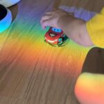 Ricky Martin Instagram - My son found a natural rainbow in our closet. Yes, there are lights and rainbows in our closets now. No more darkness only #PRIDE happy #pridemonth everyone. #BabyRenn