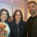 Ricky Martin Instagram - Thank you @evalongoria for hosting a wonderful get together with Madame @vp Kamala Harris where we had the opportunity to express our concerns as latinos and ask her about solutions and ways to preserve our democracy. There is a lot of work that needs to be done.