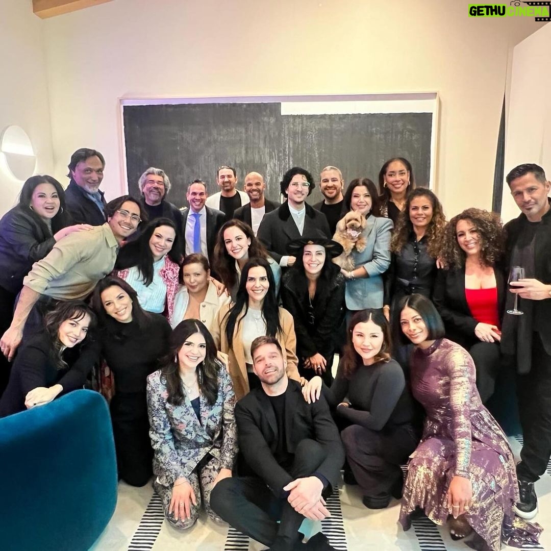 Ricky Martin Instagram - Thank you @evalongoria for hosting a wonderful get together with Madame @vp Kamala Harris where we had the opportunity to express our concerns as latinos and ask her about solutions and ways to preserve our democracy. There is a lot of work that needs to be done.