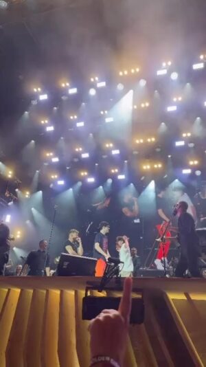 Ricky Martin Instagram - What a beautiful surprise! When my twins jumped on stage with me for the first time in Locarno, Switzerland 🇨🇭 . #Matteo y #Valentino 😭