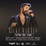 Ricky Martin Instagram - Yes!!!! So happy to announce Ill be in Tirana, Albania on July 20th with my Symphonic concert and The Tirana National Orchestra. Hope you can all join me on my first concert in Albania 🇦🇱 Tickets sale at https://bkstage.io/ @kuadr_events