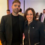 Ricky Martin Instagram - Thank you @evalongoria for hosting a wonderful get together with Madame @vp Kamala Harris where we had the opportunity to express our concerns as latinos and ask her about solutions and ways to preserve our democracy. There is a lot of work that needs to be done.