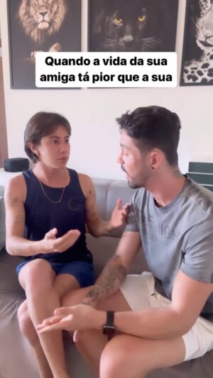 Rico Melquiades Instagram - Quando sua amiga tá pior que você kkkk