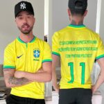 Rico Melquiades Instagram – Essa camisa representa uma nação e não tem significado algum com partidos ou posicionamentos pol1t1cos. Chegou a hora de lembrarmos o verdadeiro significado da camisa do Brasil!