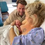 Riley Elliott Instagram - So we had a baby girl!!!! ✨ Sailor Jane Elliott ✨ Born 3rd October, 3.3kg. I’ve held baby sharks before, a few human ones here and there, but never have I experienced something quite like this. After an amazing labour by Amber, where she did 3/4 of the labour at home, we were surrounded by the most incredible team of women at North Shore Hospital. I was instructed by our midwife to catch my very own baby girl as she came into the world. From her very first moment in this world she was eyes open, super inquisitive and has been a dream so far, peacefully observing her new world with us. She’s already been in the water with Great Whites for Shark Week (inside mummy), has a wolf for a brother, and will likely live a very oceanic life. Lots of love little Sailor. And Amber, I am and always will be blown away by your strength and beauty xxx