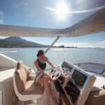 Ring Liao Instagram - Thanks for the great day!!⛵️🌞 真的好喜歡出海！好開心哦🤍🤍 我決定把這圖放我手機封面 增加我賺錢的動力🤣