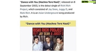 Rishi Rich Instagram - 20 ʏᴇᴀʀꜱ ʟᴀᴛᴇʀ 🤍. ( Dance With You - 8th September 2003 )