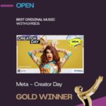 Rishi Rich Instagram - Pleased to announce we are a part of the winning team for @DynamiteDesign at the 2023 @promaxindia awards! Winning GOLD ! Myself and @iamkiranee were officially commissioned by Meta India @meta and @sheetalsudhir at @dynamitedesign to Produce , Write and Rap for the soundtrack for #metacreatorday. Winning Best original Music & Lyrics along side an amazing team. Congrats to everyone involved ⭐️⭐️⭐️. Swipe left to have a listen to the vibes !
