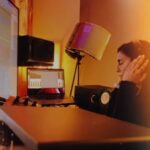Rishi Rich Instagram – Behind the scenes, in the zone, whilst recording “GONE”, enveloped in the song! 🎧💖
#linkinbio
#gone My World