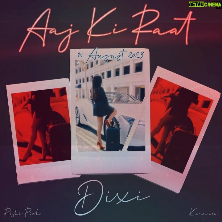 Rishi Rich Instagram - Y’all Ready??? 👀💥👠 #AajKiRaat Pre-Save it now on Spotify!