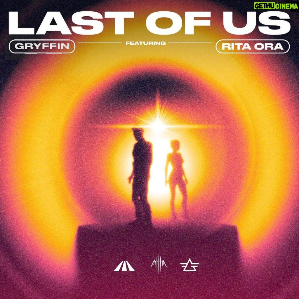 Rita Ora Instagram - SO excited to share the cover art for LAST OF US, dropping February 16th. We both love that classic 2010s EDM sound & wanted to bring it back for this one with a fresh spin 🧡 What do y’all think? ⬇️ London,UK
