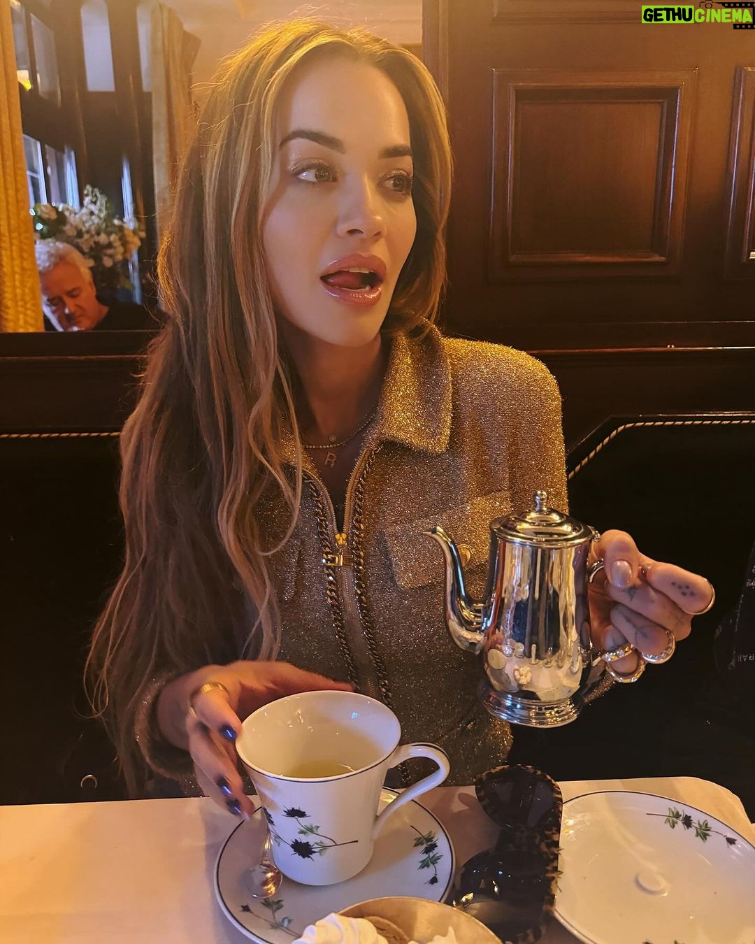 Rita Ora Instagram - On Sundays we lunch and Yes I may be a teeny fragile from last night. Paris, France