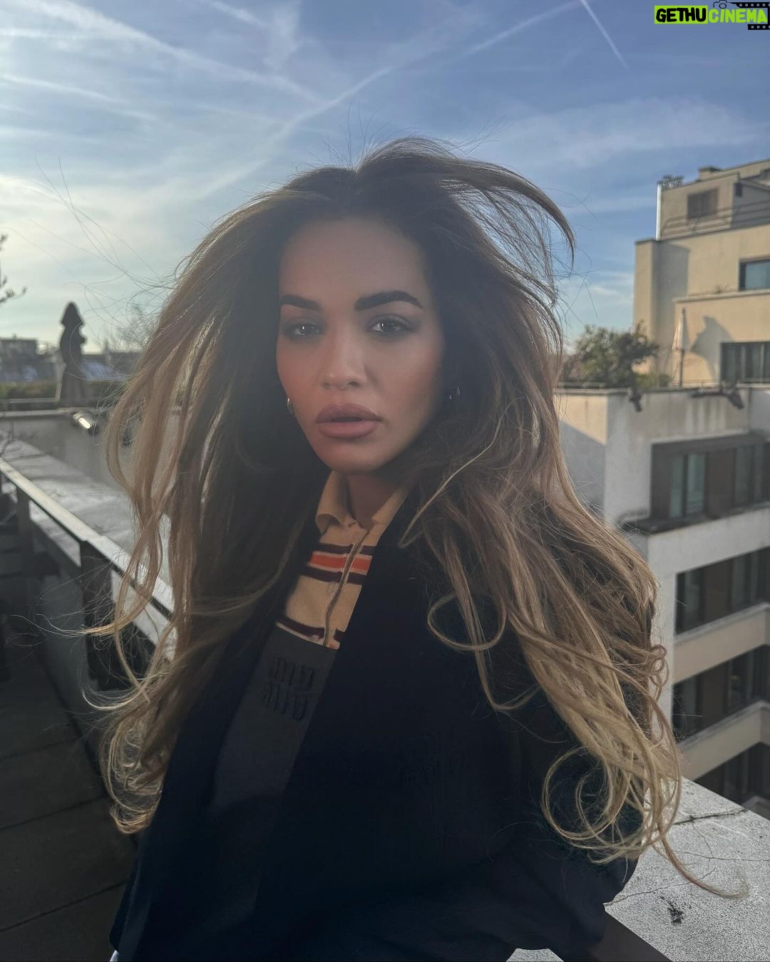 Rita Ora Instagram - On Sundays we lunch and Yes I may be a teeny fragile from last night. Paris, France