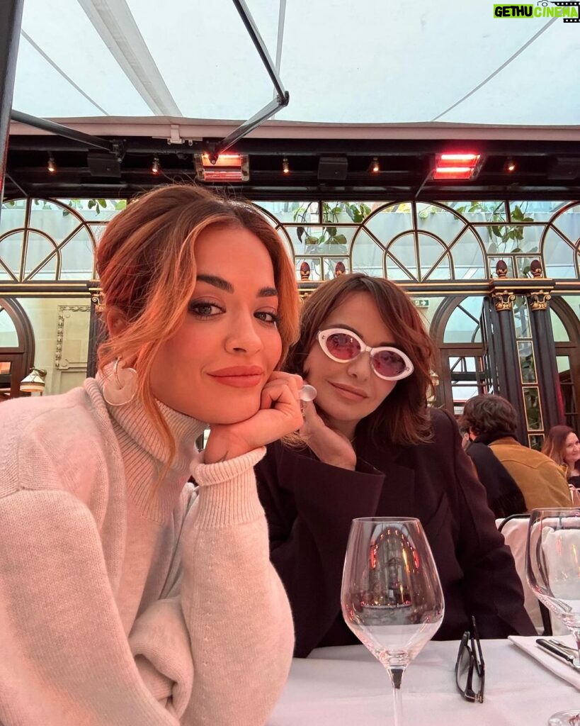 Rita Ora Instagram - On Sundays we lunch and Yes I may be a teeny fragile from last night. Paris, France