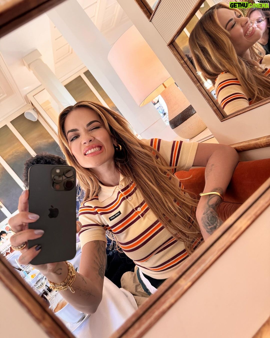 Rita Ora Instagram - On Sundays we lunch and Yes I may be a teeny fragile from last night. Paris, France
