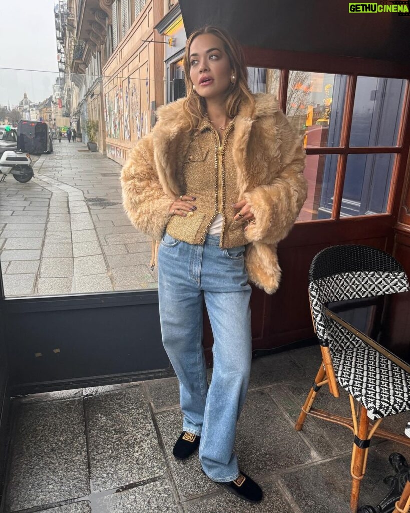 Rita Ora Instagram - On Sundays we lunch and Yes I may be a teeny fragile from last night. Paris, France