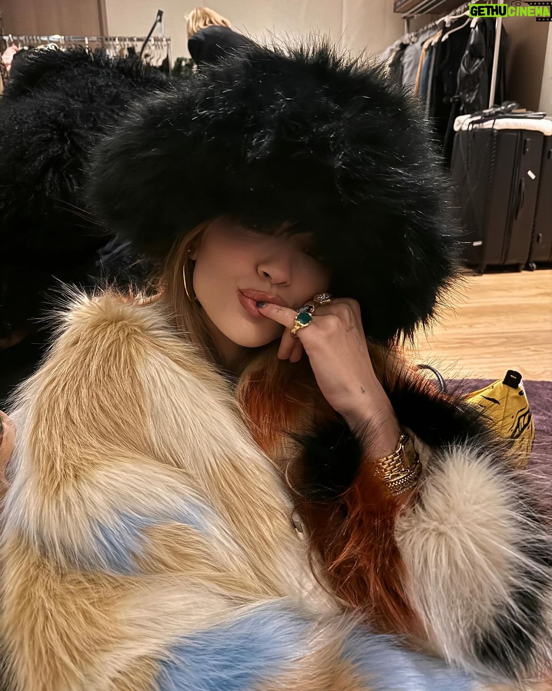 Rita Ora Instagram - On Sundays we lunch and Yes I may be a teeny fragile from last night. Paris, France