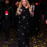 Rita Ora Instagram - HAPPY NEW YEAR from New York 🗽🎉 What an unforgettable night presenting in Times Square with @ryanseacrest!! Just found out we got the highest rating in 3 years!!! Wow!! 2024 I can’t wait to see you all in 2024 👀💕✨ Times Square, New York City