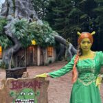 Rita Ora Instagram – Don’t mind us, we’re just two grown adults dressing up around Shrek’s Swamp 🤪💚 Thank you to @airbnb and @bchesky for this amazing stay! And oh yeah – happy late Halloween baby!!! We saved the best till last! 😋Ps after filming this I realised Fiona is American but it got to dark to re film so you’ll have to get a really bad Scottish accent Fiona this year! You’re welcome!! #ad