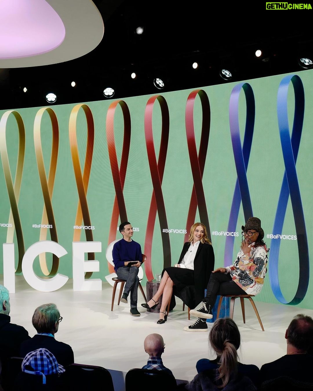 Rita Ora Instagram - Thank you @imranamed and @BoF for an incredible #bofvoices event last night!! ❤️ It was an honour to attend, and be asked to share my story on the panel: ‘Building Resilience: How to Thrive in Adversity and Uncertainty’, and a big thank you to my dear friend @theebillyporter for turning it around last minute to join me not only in the talk but also on stage! 🫶 📸 Getty Images for The Business Of Fashion