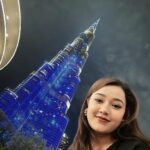 Riyasha Dahal Instagram - Making memories and exploring with the Burj Khalifa by my side. Burj Khalifa, Dubai