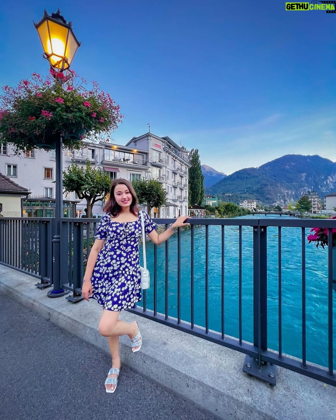 Riyasha Dahal Instagram - In a beautiful place, with a beautiful mind, you create a beautiful life. Interlaken, Swizerland