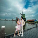 Riyasha Dahal Instagram - In your eyes, I've found my forever honeymoon destination. @mystic_victor ♥️ Zaanse Schans - Holland - Netherlands