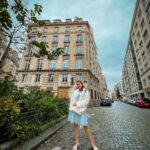 Riyasha Dahal Instagram - Riyasha in Paris 😜 infront of Emily’s Apartment. 🤣 #emilyinparis Place de l'Estrapade