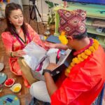 Riyasha Dahal Instagram - भाई टिका २०८० सालको सु- सम्पन्न ♥️🙏🏻🙏🏻 @rupak.me