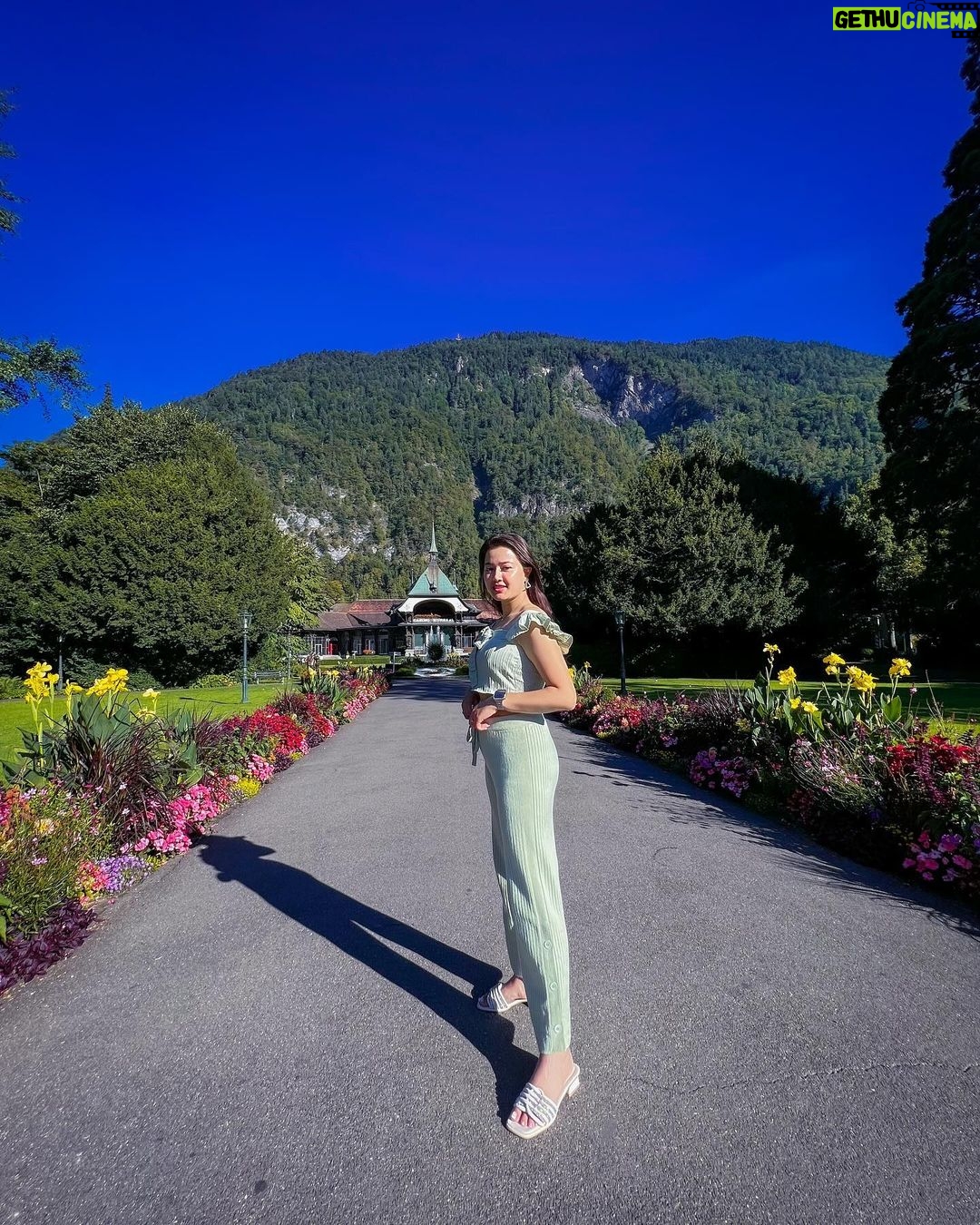 Riyasha Dahal Instagram - Nature's beauty is a masterpiece that never needs an art gallery. Interlaken, Swizerland