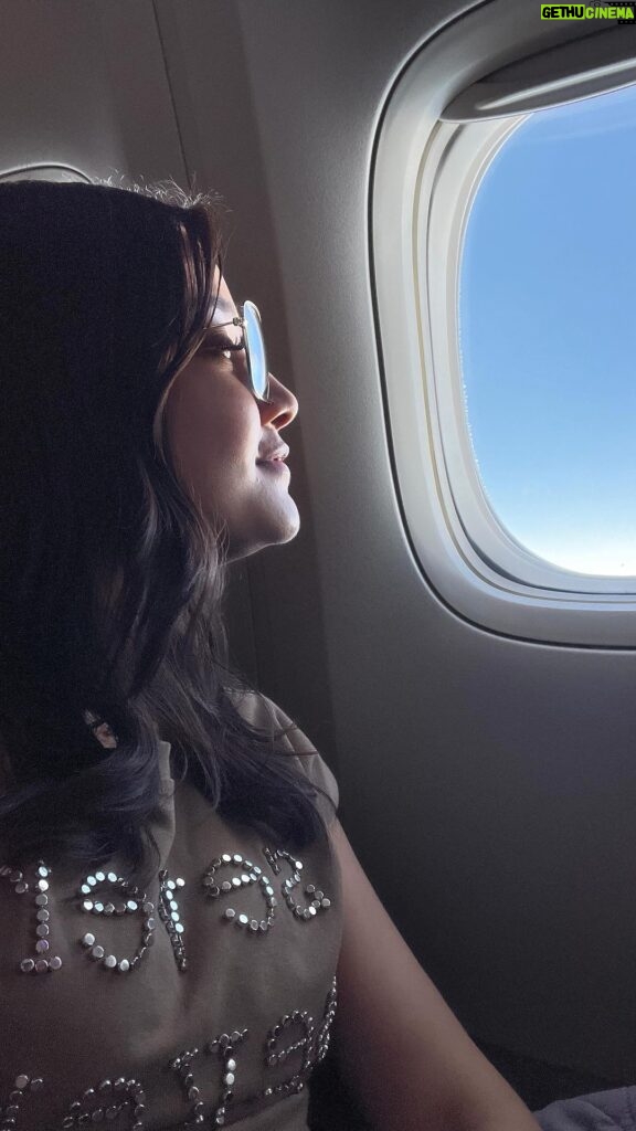 Riyasha Dahal Instagram - “Adventure awaits, and I’m ready to embrace it with a heart full of happiness.” ✈️🌍😊