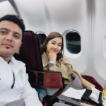 Riyasha Dahal Instagram – Ready to explore 😍 with my husband ♥️ @mystic_victor #honeymoontour #europetravel 
Thank u @sealinks.holidays for helping us to plan our trip. Tribhuvan International Airport