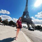 Riyasha Dahal Instagram – Meet me at the Eiffel Tower. ♥️ 
Thank u @sealinks.holidays 🙏🏻 Paris, France