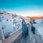 Riyasha Dahal Instagram - Feeling blue in Greece 🇬🇷 Oia Santorini Greece
